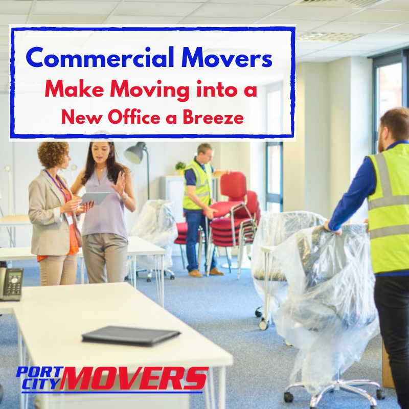 Commercial Movers Make Moving into a New Office a Breeze